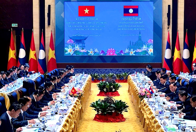 Bộ trưởng Tư pháp Nguyễn Hải Ninh tham gia tích cực vào Kỳ họp lần thứ 48 UBLCP Việt Nam - Lào